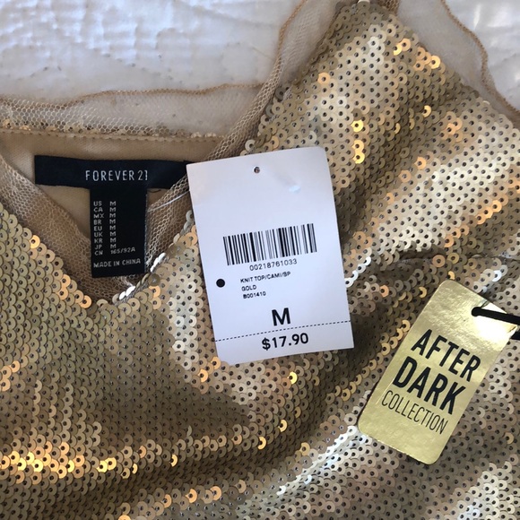 Knit top/ cami - Gold - Picture 3 of 3